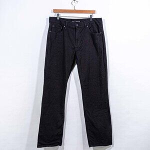 Mott & Bow The Jay Straight Fit Jeans Black 35 x 32 Designer Denim